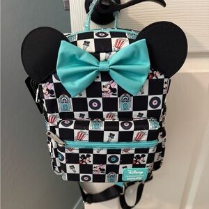 Disney Loungefly Mickey & Minnie Date Night Diner Backpack NWT